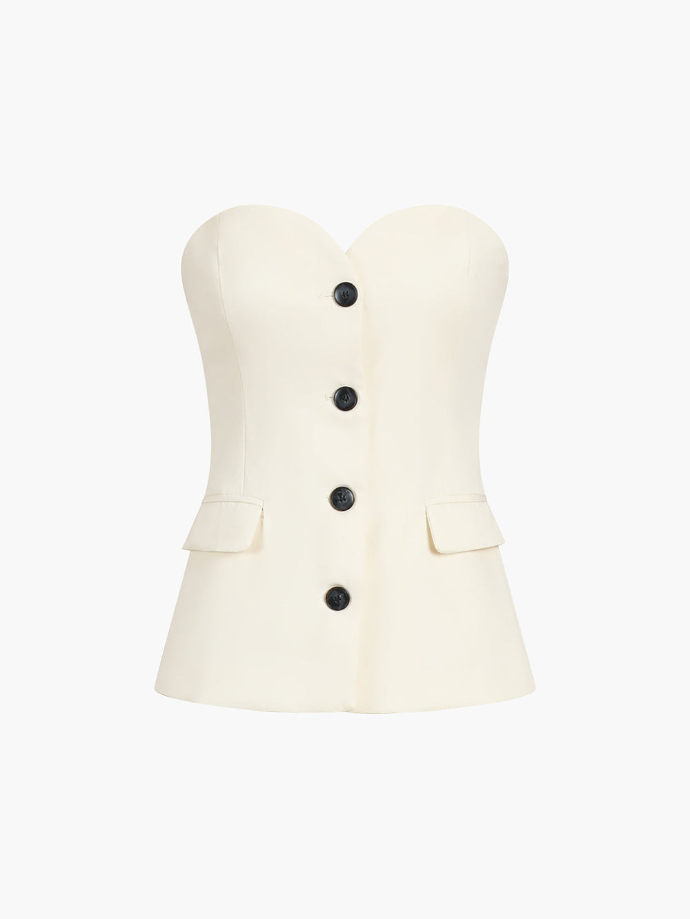 Solid Tube Top With Modern Wide Leg Pants Set Pant Sets