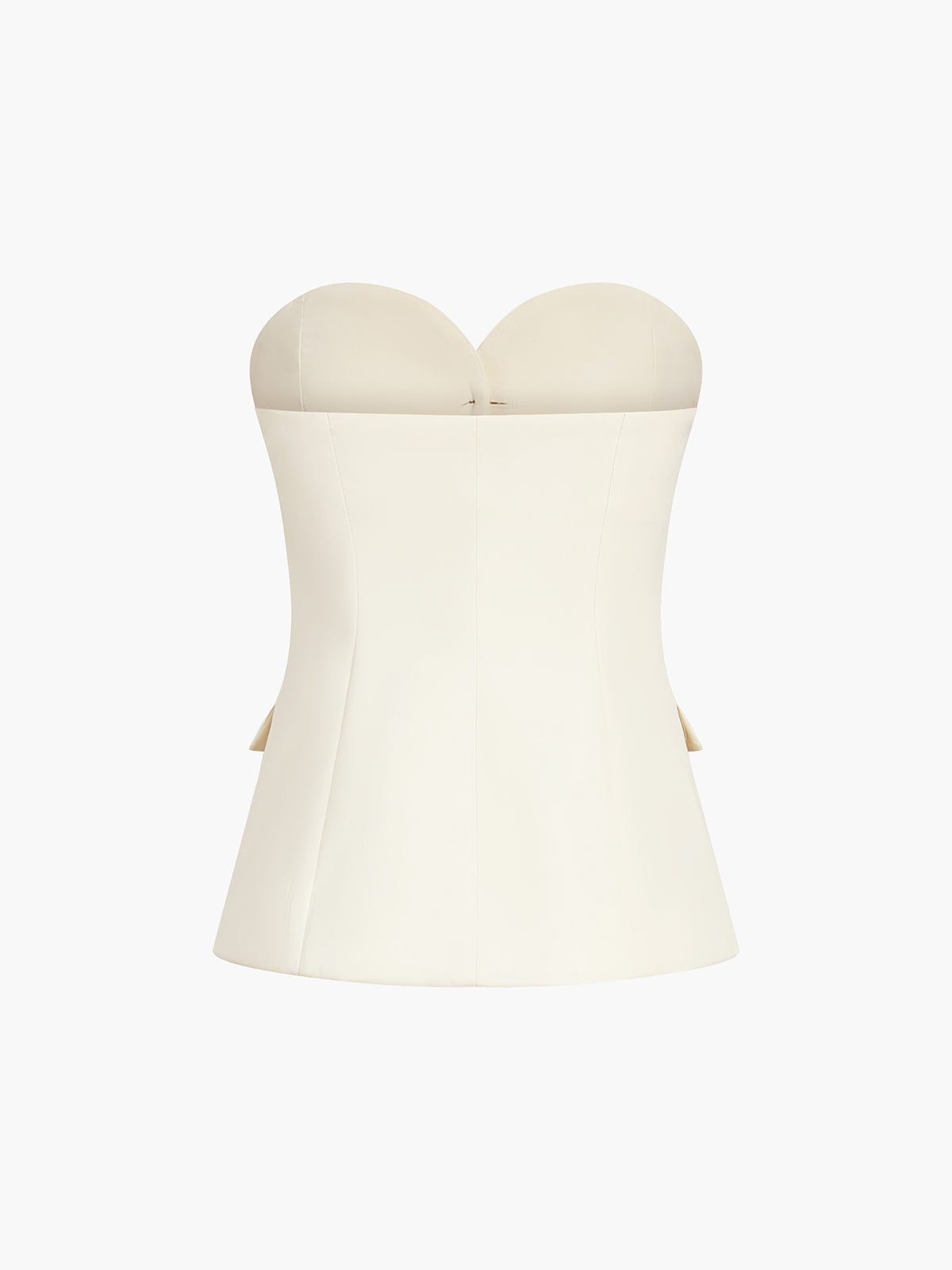 Solid Tube Top With Modern Wide Leg Pants Set Pant Sets