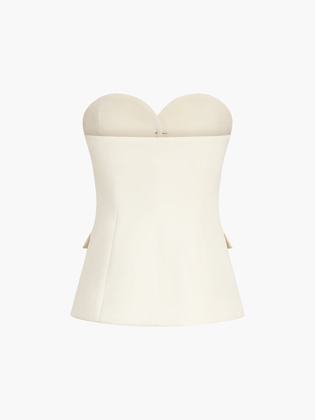 Solid Tube Top With Modern Wide Leg Pants Set Pant Sets