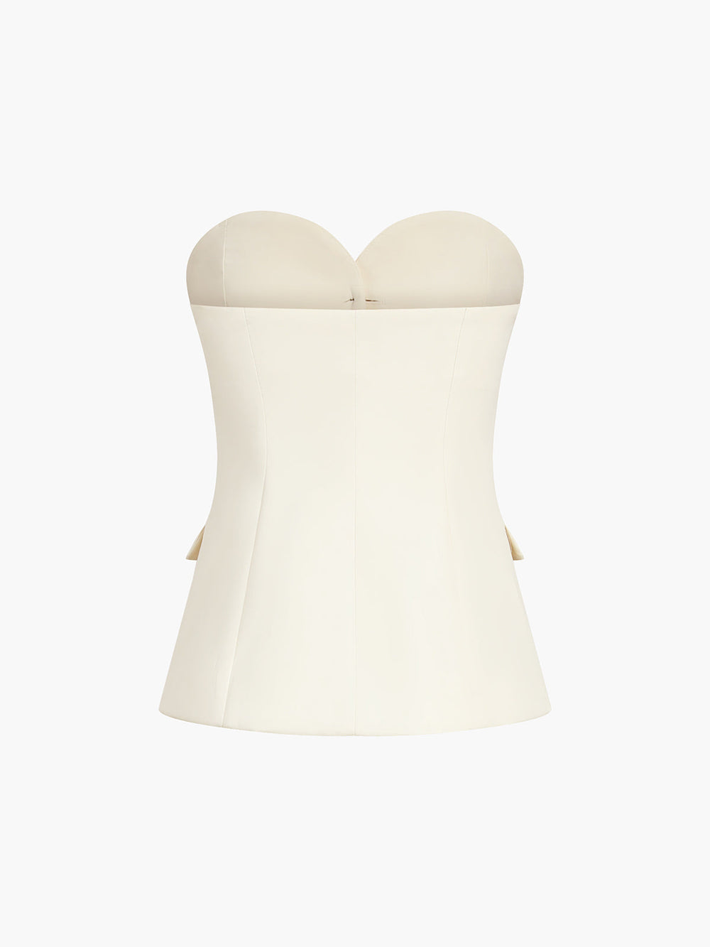 Solid Tube Top With Modern Wide Leg Pants Set Pant Sets