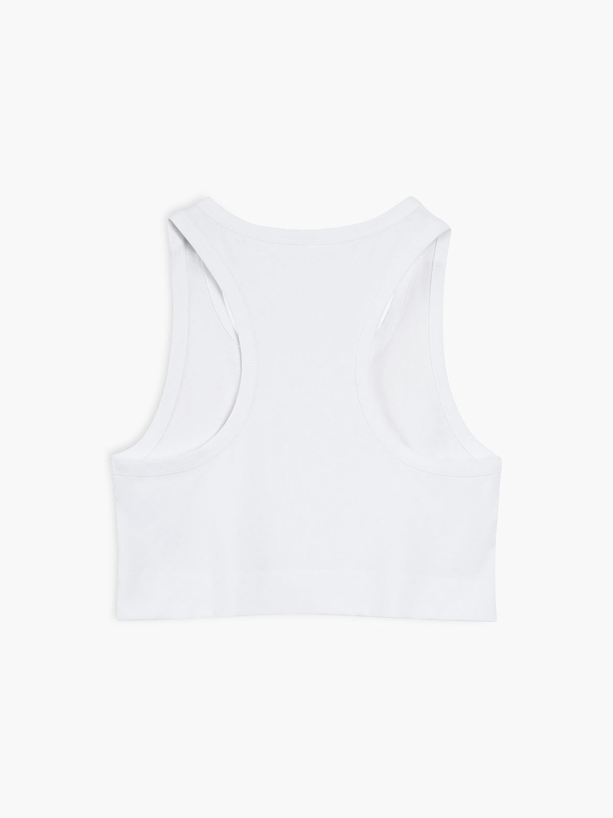 Cotton Blends Graceful Cropped Tank Top