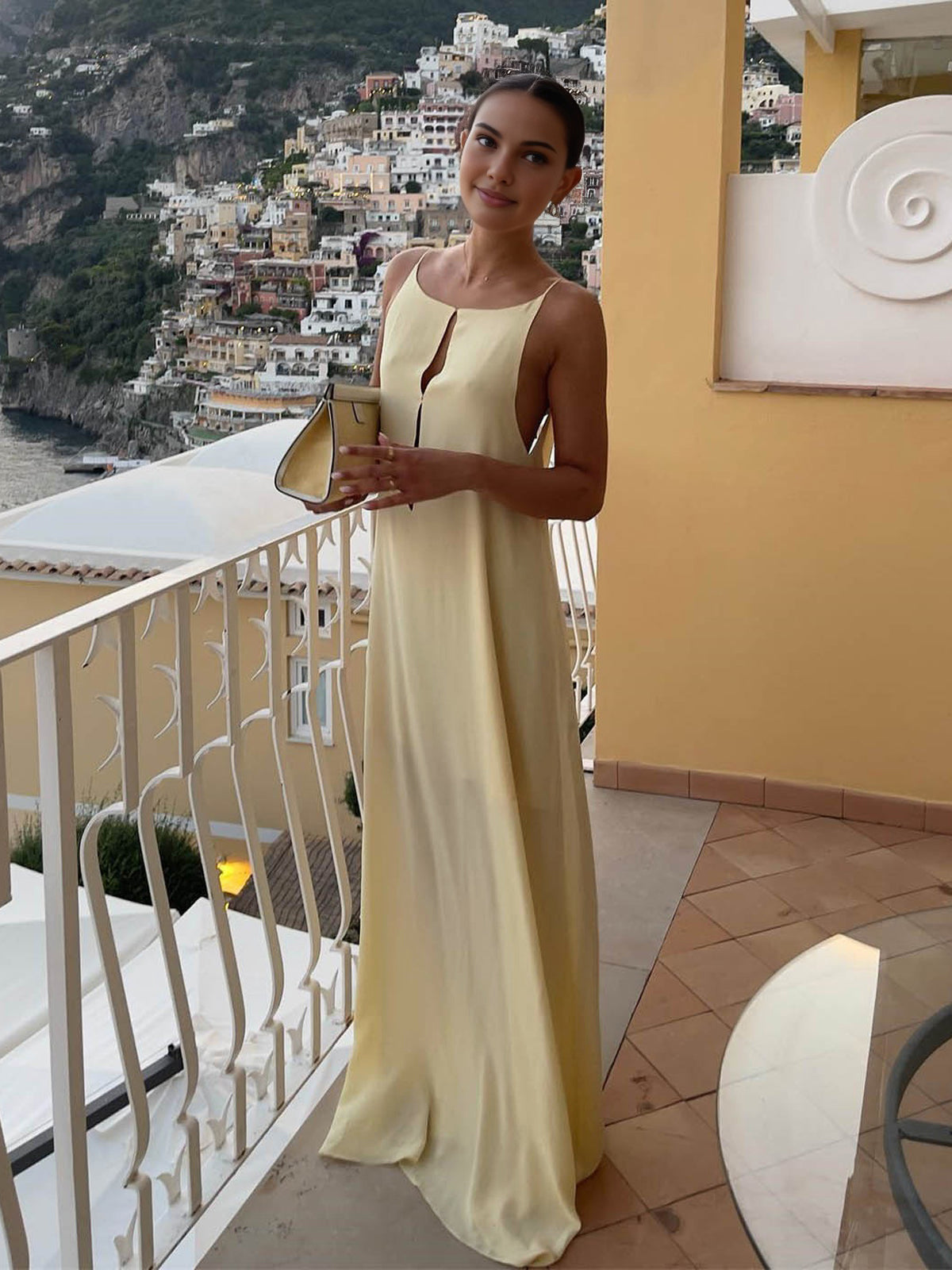 Backless Vacation Graceful Long Dress Dresses
