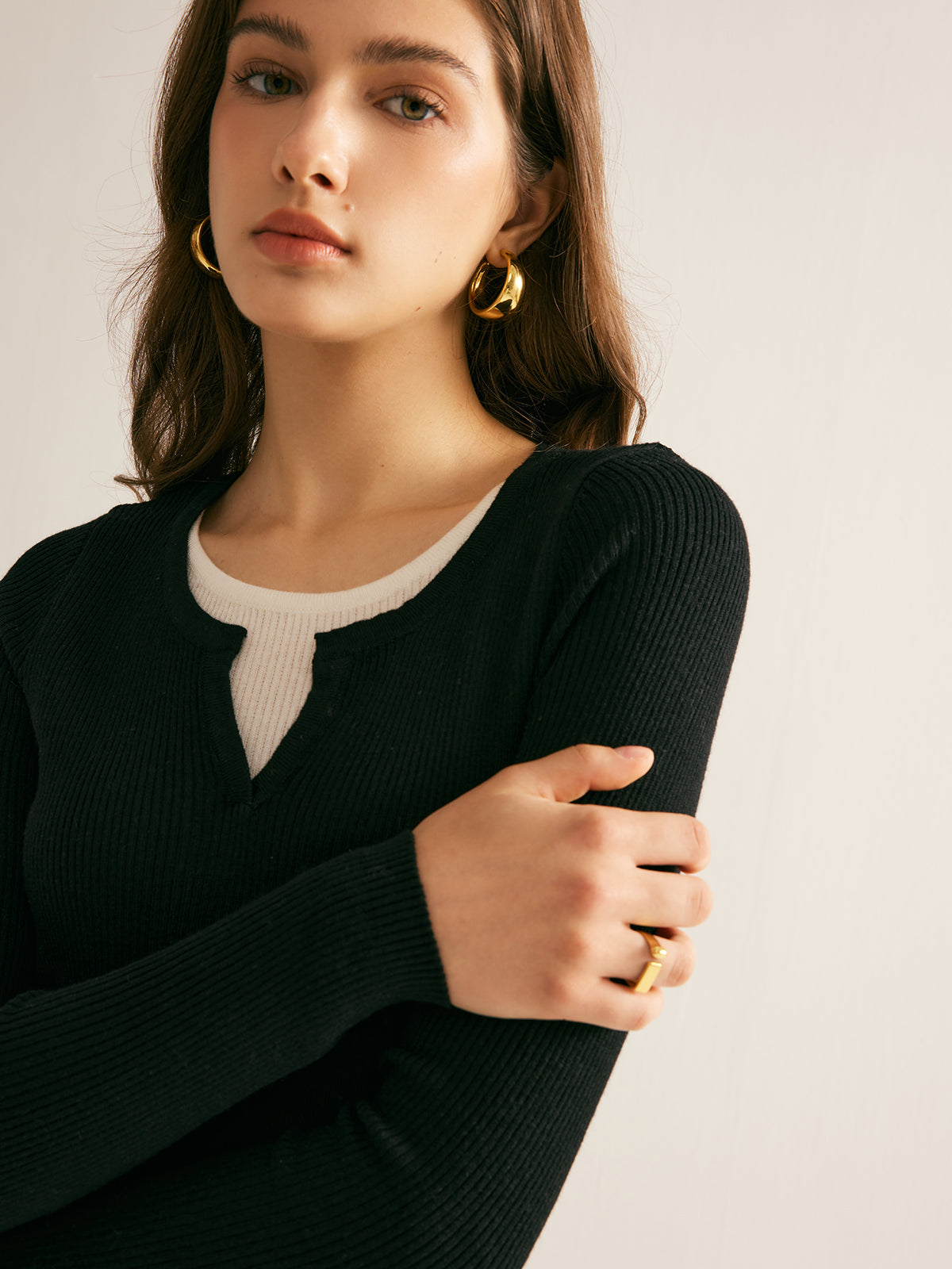 2 in 1 Slim Knit Top Secondary image