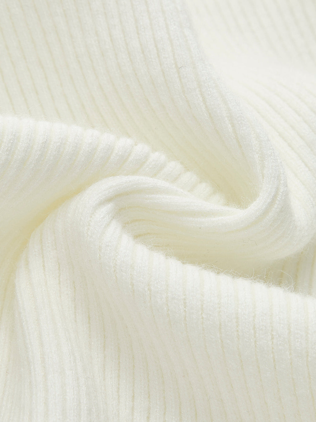 Plain Asymmetrical Breasted Sweater Sweaters