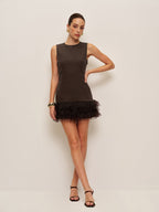 Ruffled Hem Sleeveless Dress Dresses