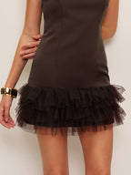 Ruffled Hem Sleeveless Dress Dresses