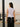 Cotton & Linen Pleated Back Tie Top Secondary image