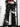 Buckle Strap Printed Cargo Jeans Secondary image