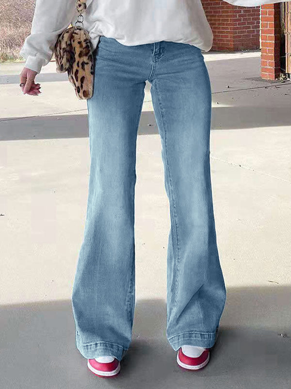 Mid Waist Washed Boyfriend Jeans Boyfriend Jeans
