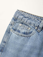 Mid Waist Washed Boyfriend Jeans Boyfriend Jeans