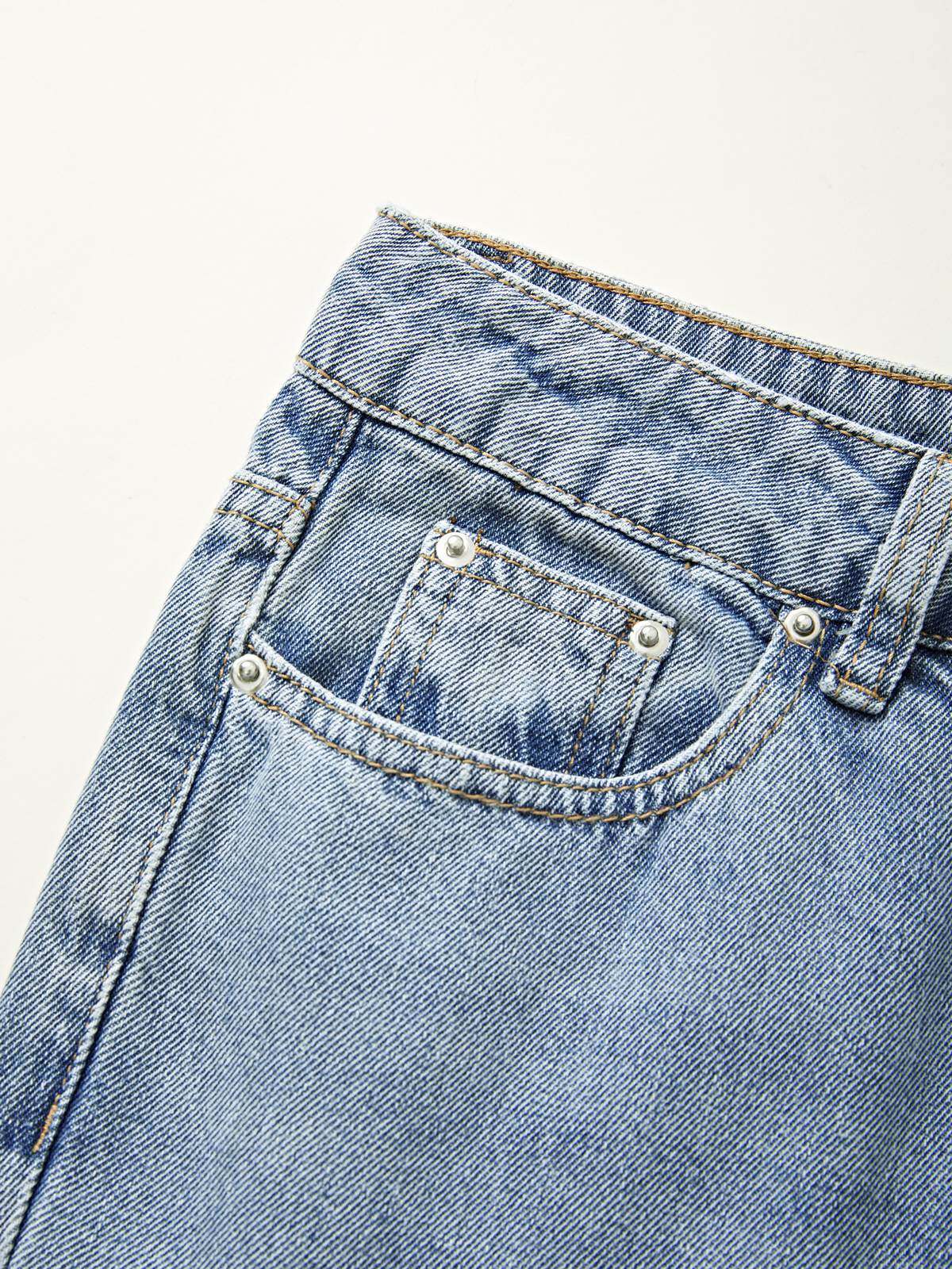 Mid Waist Washed Boyfriend Jeans Boyfriend Jeans