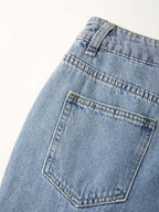Mid Waist Washed Boyfriend Jeans Boyfriend Jeans