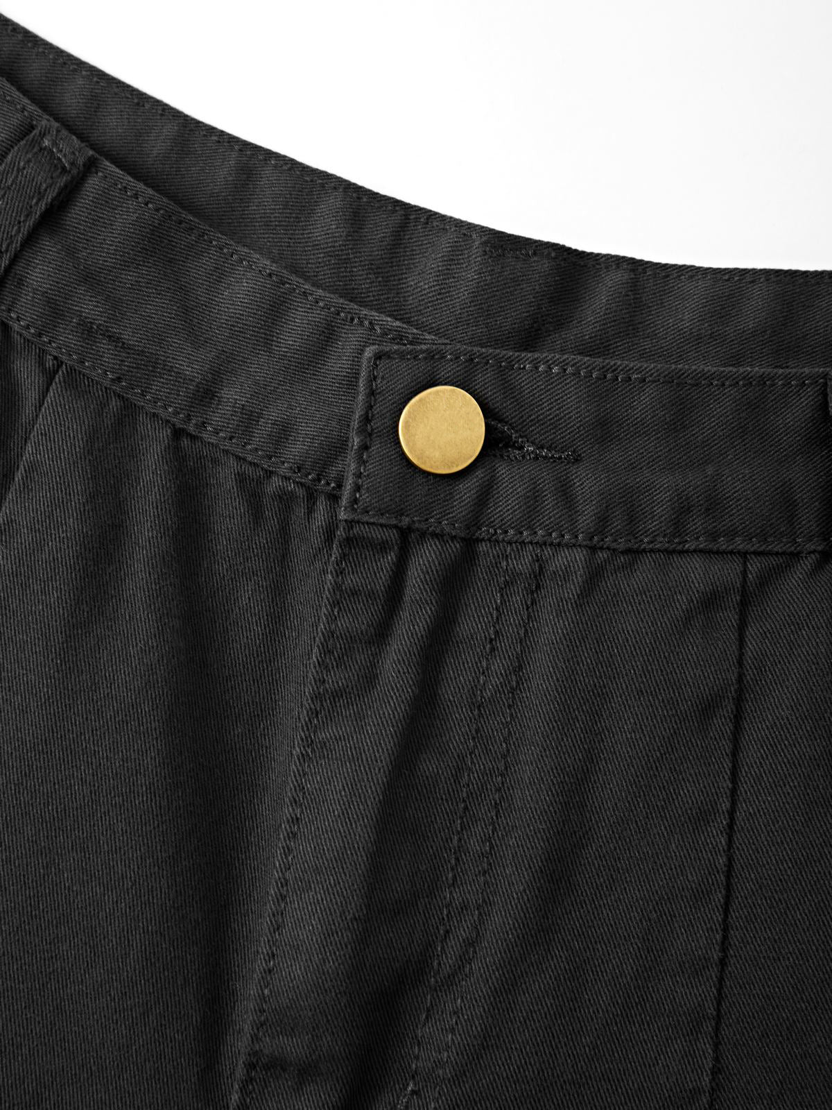 Men’s Cargo Pocket Patched Straight Leg Jeans loose jeans