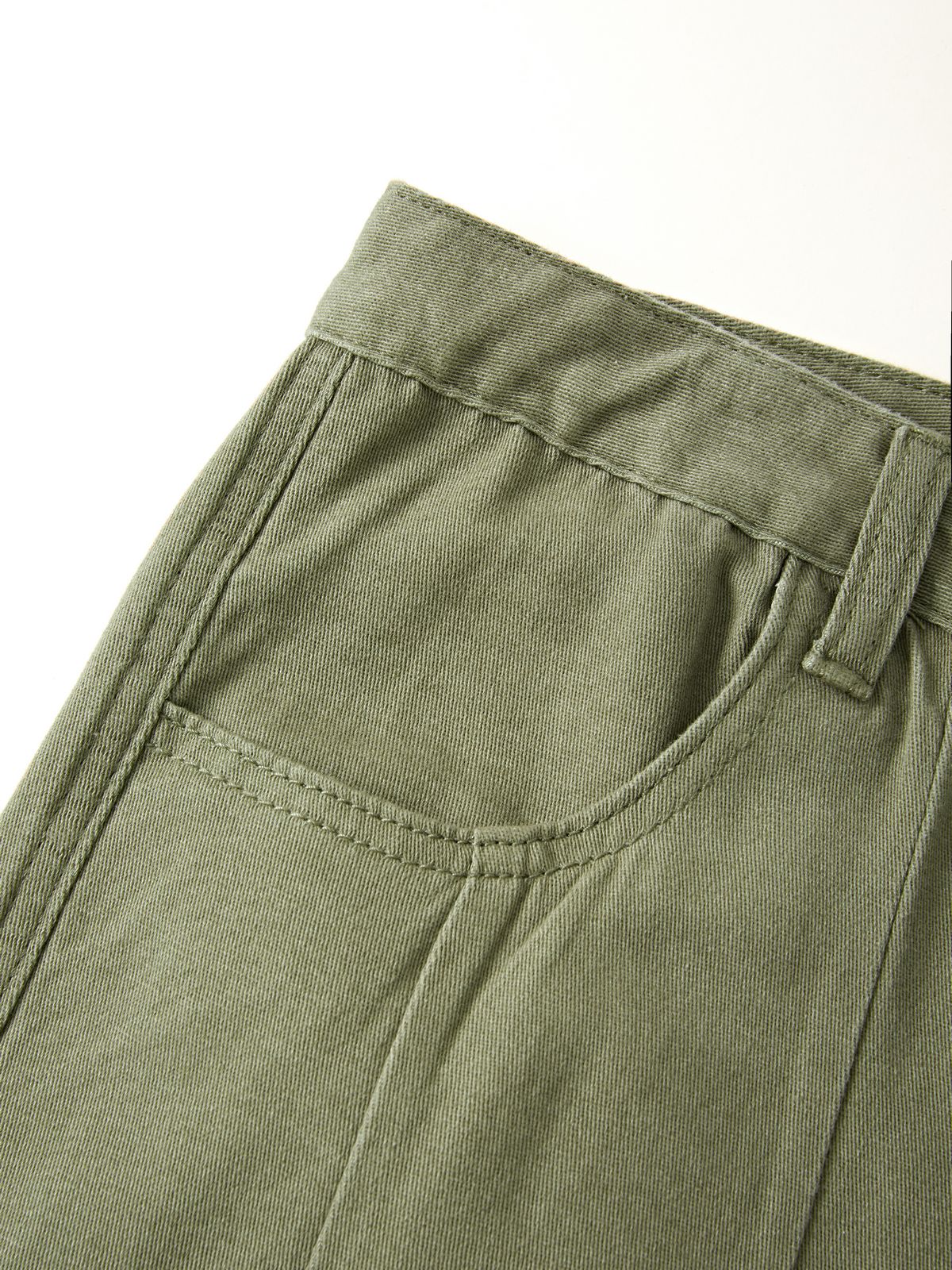 Men’s Cargo Pocket Patched Straight Leg Jeans loose jeans