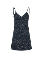 V Neck Ditsy Floral Mini Dress Mini Dresses