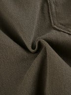 Buttoned Straight Leg Cargo Jeans Cargo Jeans