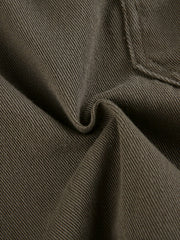 Buttoned Straight Leg Cargo Jeans Cargo Jeans