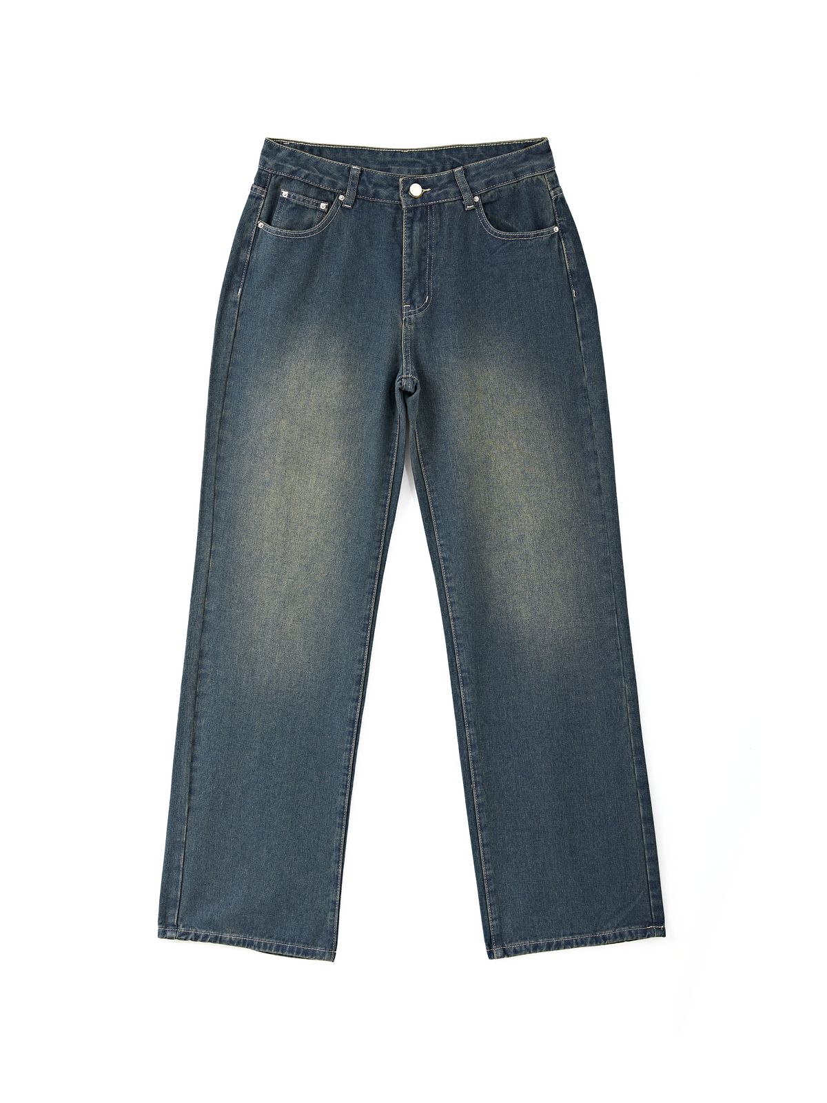 Vintage Blue Wash Boyfriend Jeans Boyfriend Jeans