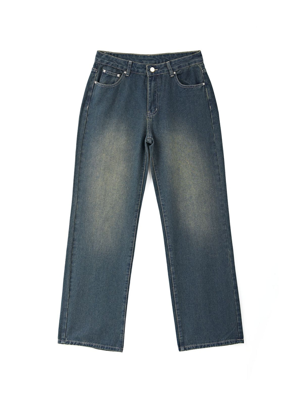 Vintage Blue Wash Boyfriend Jeans Boyfriend Jeans