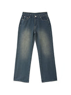 Vintage Blue Wash Boyfriend Jeans Boyfriend Jeans