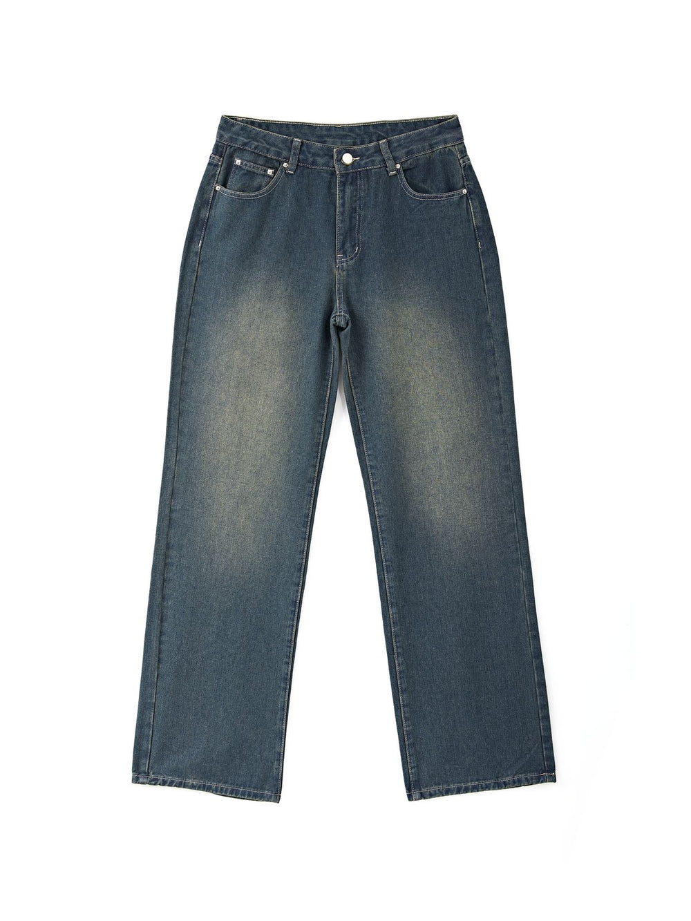 Vintage Blue Wash Boyfriend Jeans Boyfriend Jeans