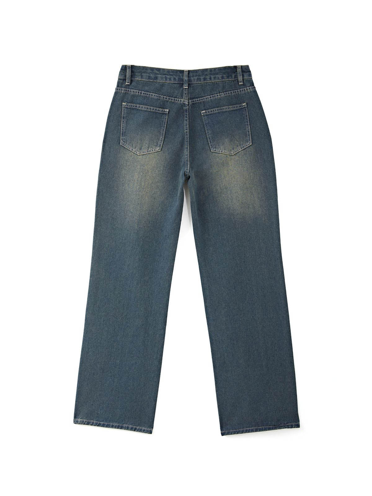 Vintage Blue Wash Boyfriend Jeans Boyfriend Jeans