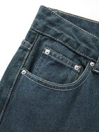 Vintage Blue Wash Boyfriend Jeans Boyfriend Jeans