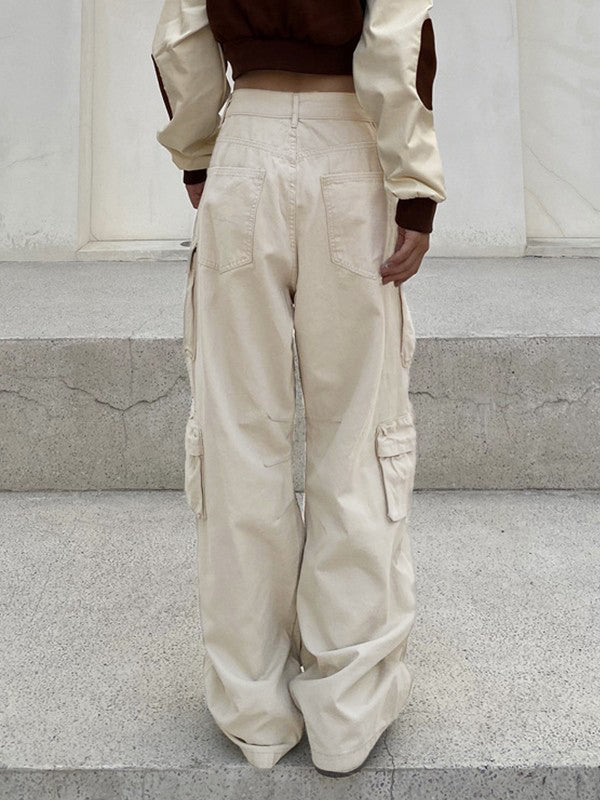 Multi Pockets Vintage Baggy Cargo Jeans Cargo Jeans