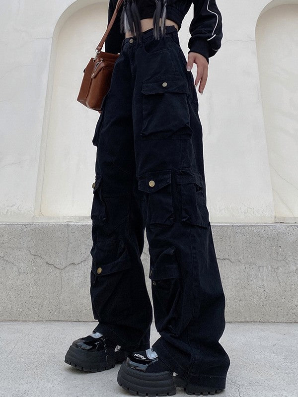 Multi Pockets Vintage Baggy Cargo Jeans Cargo Jeans