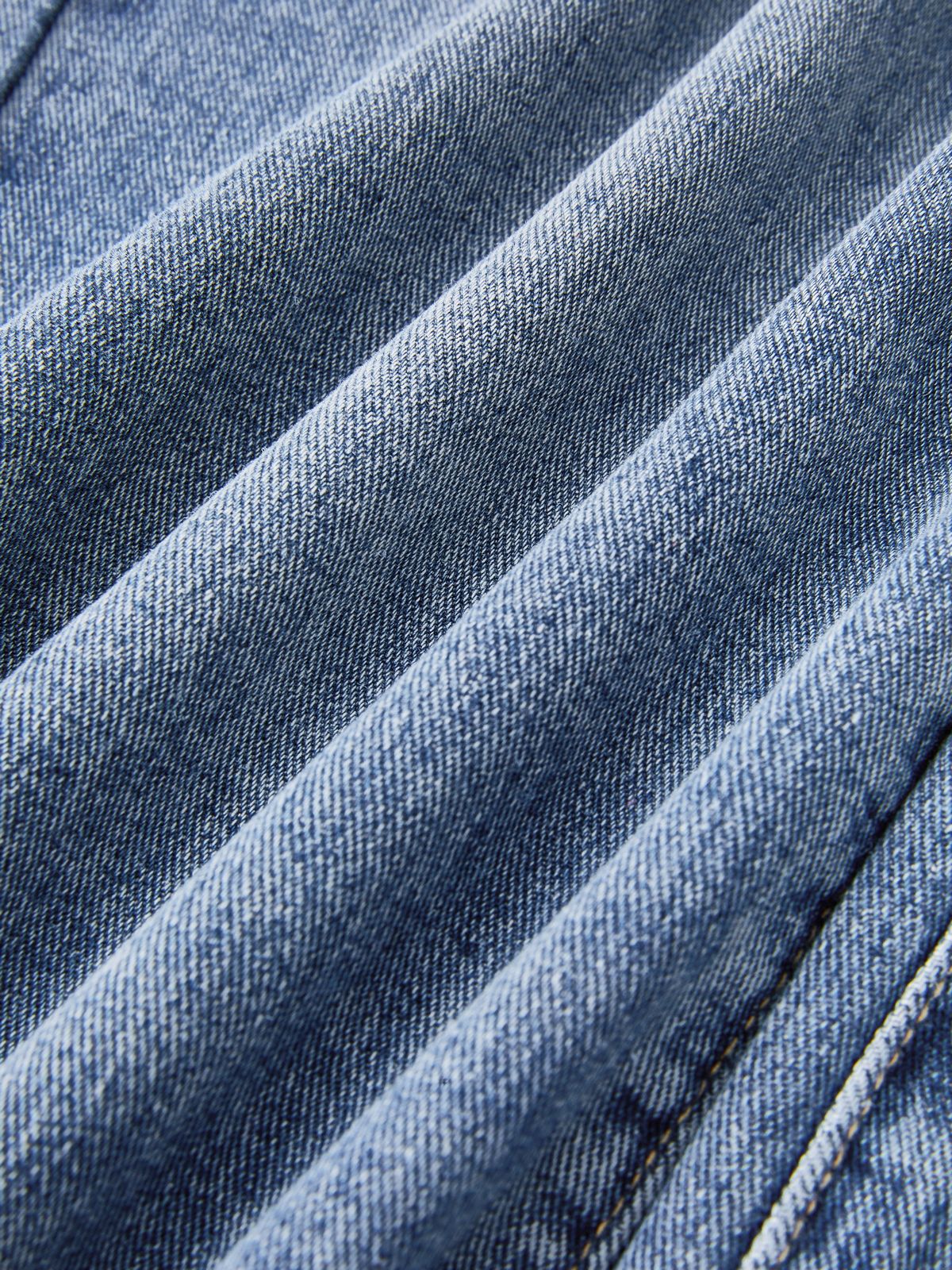 Pocket Design Blue Wash Boyfriend Jeans Boyfriend Jeans