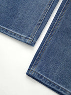 Washed Classic Denim Boyfriend Jeans Boyfriend Jeans