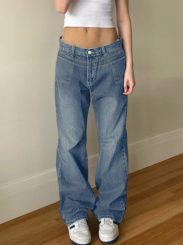 Washed Classic Denim Boyfriend Jeans Boyfriend Jeans Main image