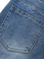 Washed Classic Denim Boyfriend Jeans Boyfriend Jeans