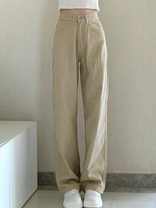 Vintage Khaki Straight Leg Boyfriend Jeans Secondary image