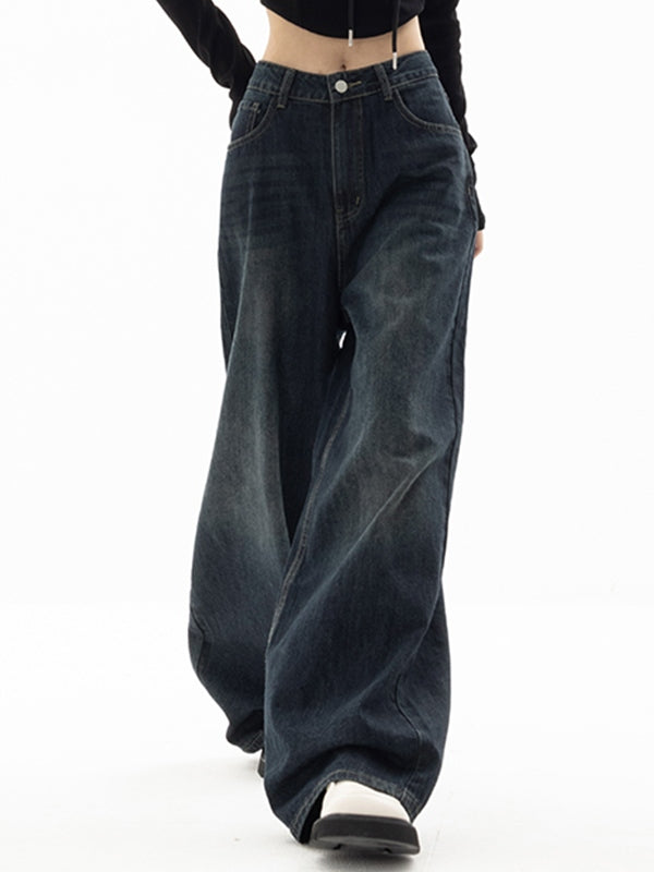 Vintage Blue 90s Boyfriend Jeans Blue / S Boyfriend Jeans Main image