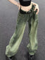Vintage Wash Green 90s Boyfriend Jeans Green / S Boyfriend Jeans