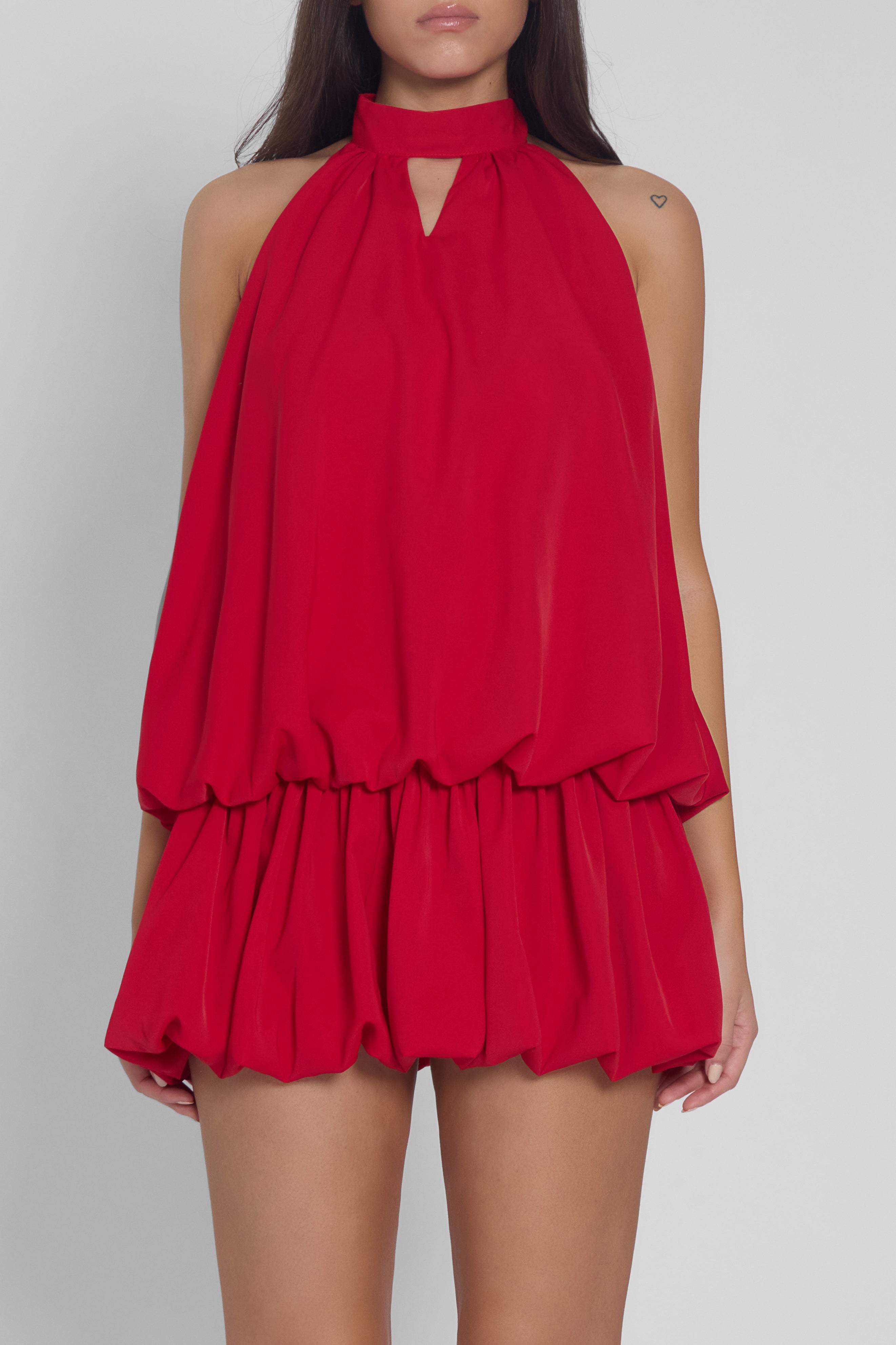 Cherry Bubble Mini Trendy Dress Red XS Dress Main image