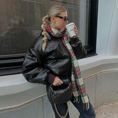 Red Plaid Vintage Classic Scarf For Women Scarfs-L