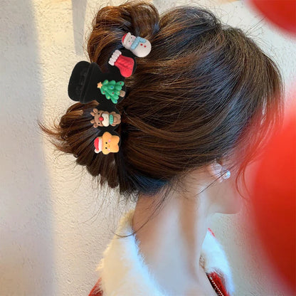 Christmas Snowman Cute Flocking Winter Fashion Christmas Hair Accessory