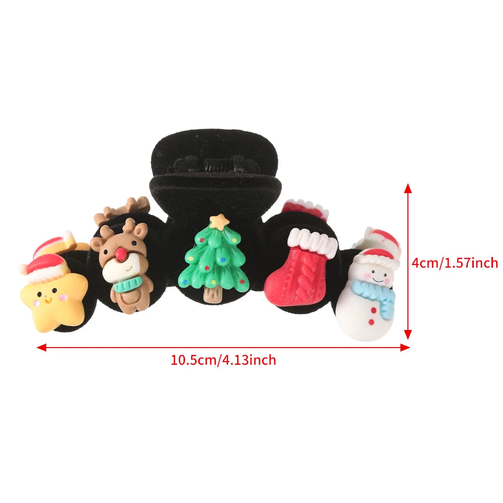 Christmas Snowman Cute Flocking Winter Fashion Christmas Hair Accessory