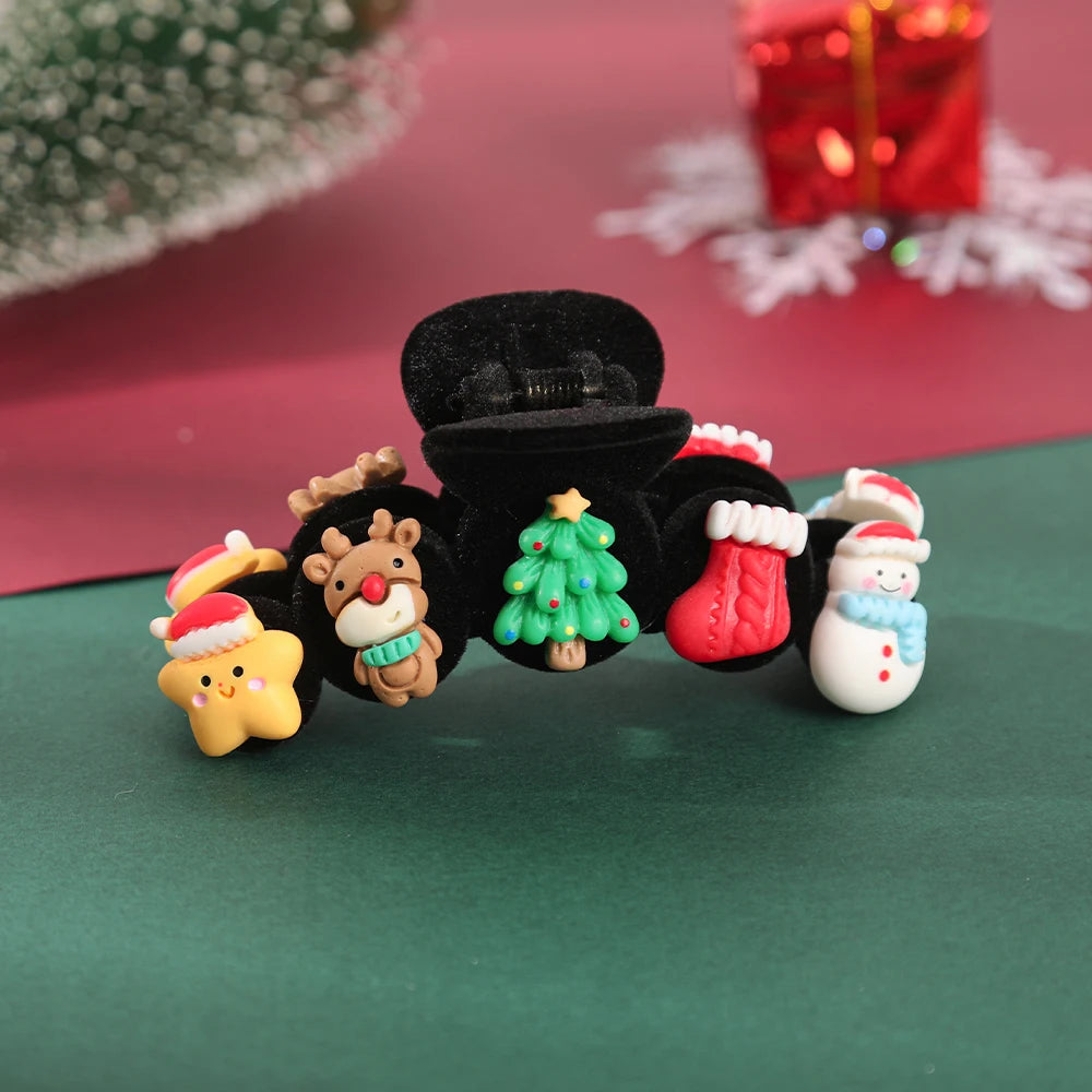 Christmas Snowman Cute Flocking Winter Fashion Christmas Hair Accessory