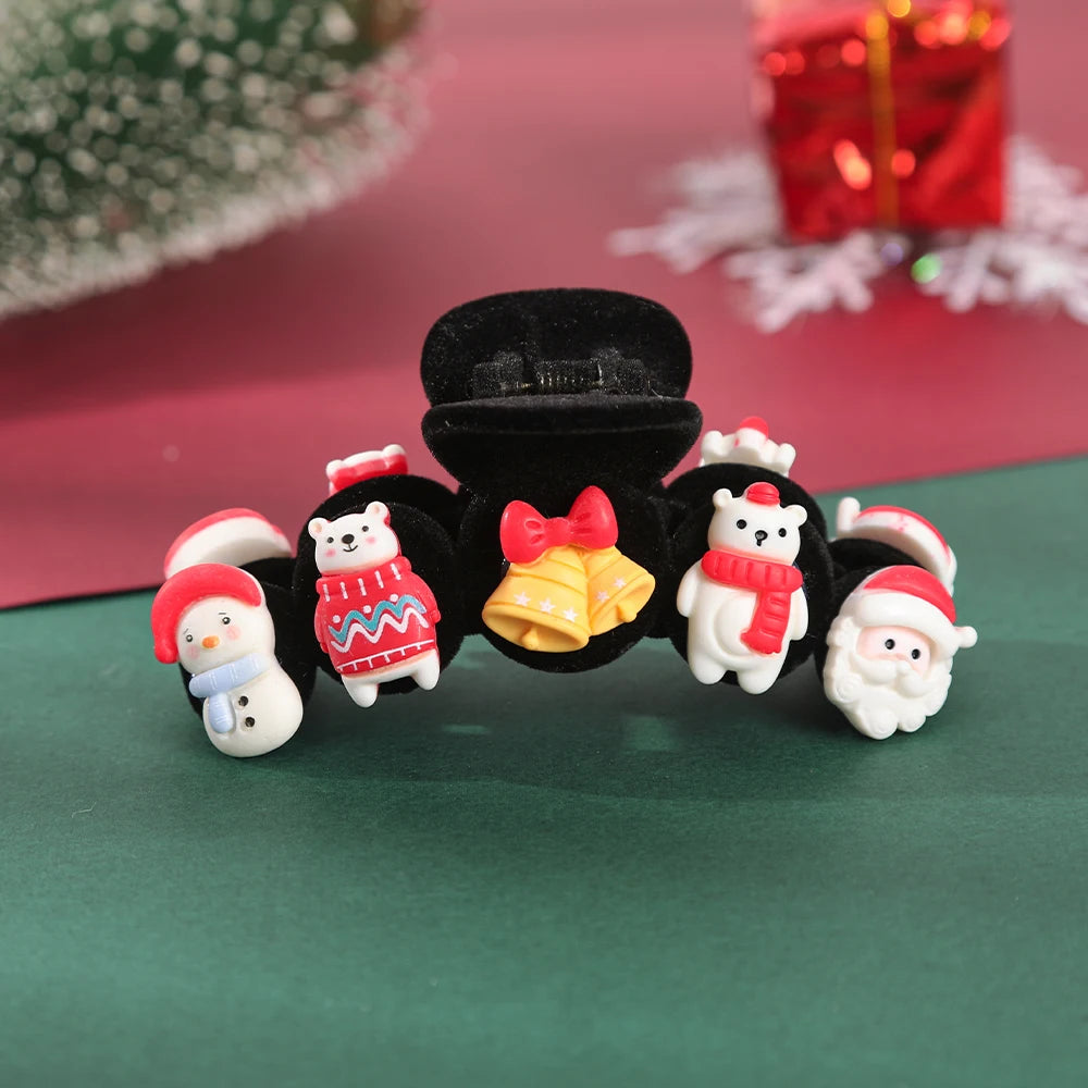 Christmas Snowman Cute Flocking Winter Fashion Christmas Hair Accessory