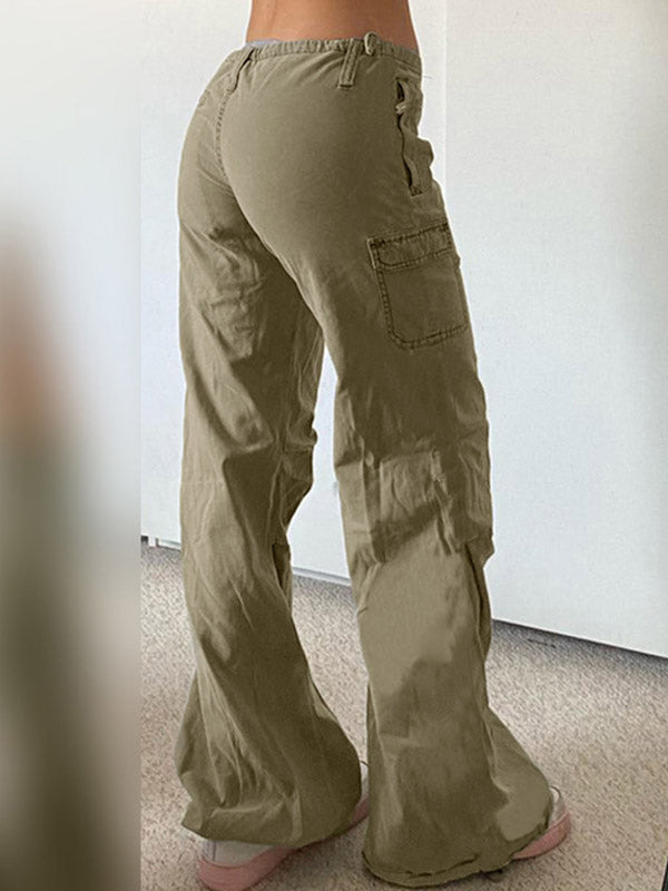 Straight Leg Pocket Cargo Pants Secondary image
