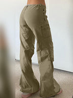 Straight Leg Pocket Cargo Pants Cargo Pants