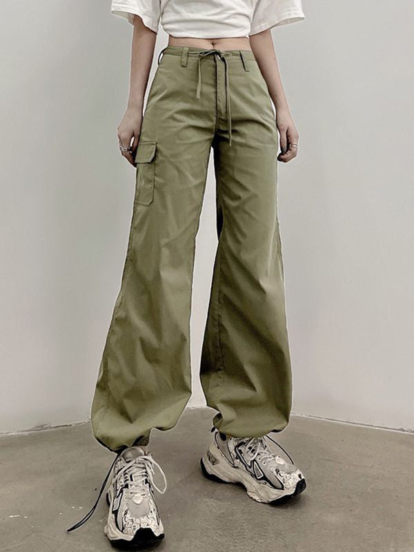 Straight Leg Pocket Cargo Pants Cargo Pants