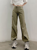Straight Leg Pocket Cargo Pants Cargo Pants