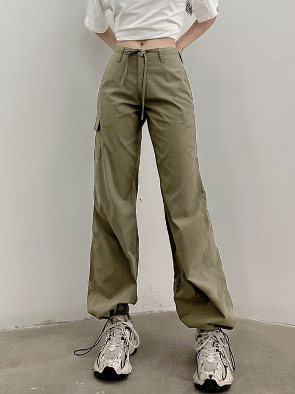 Straight Leg Pocket Cargo Pants Cargo Pants