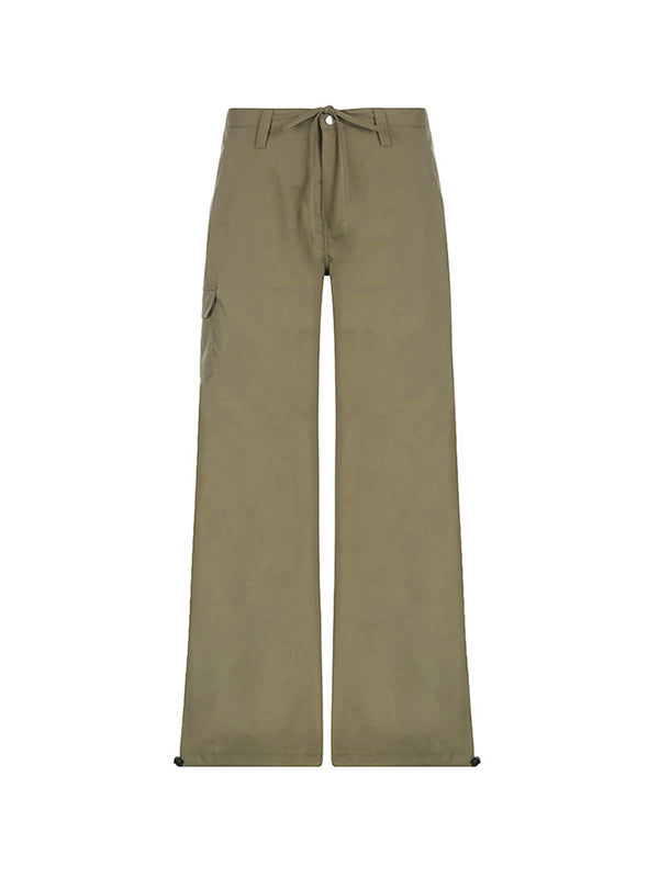 Straight Leg Pocket Cargo Pants Cargo Pants