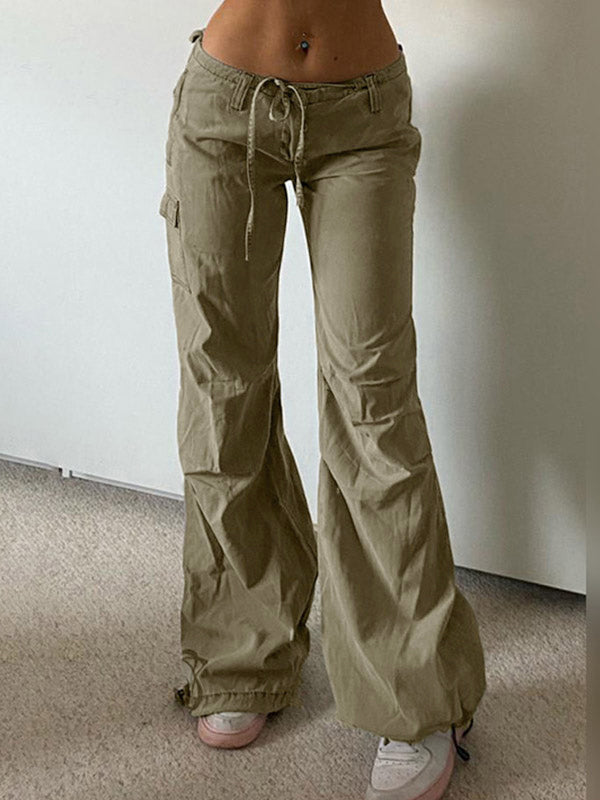 Straight Leg Pocket Cargo Pants Chive / S Cargo Pants Main image