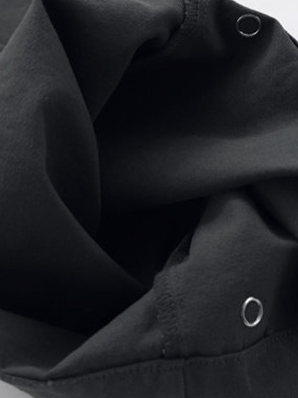 Buttoned High Waisted Cargo Pants Cargo Pants